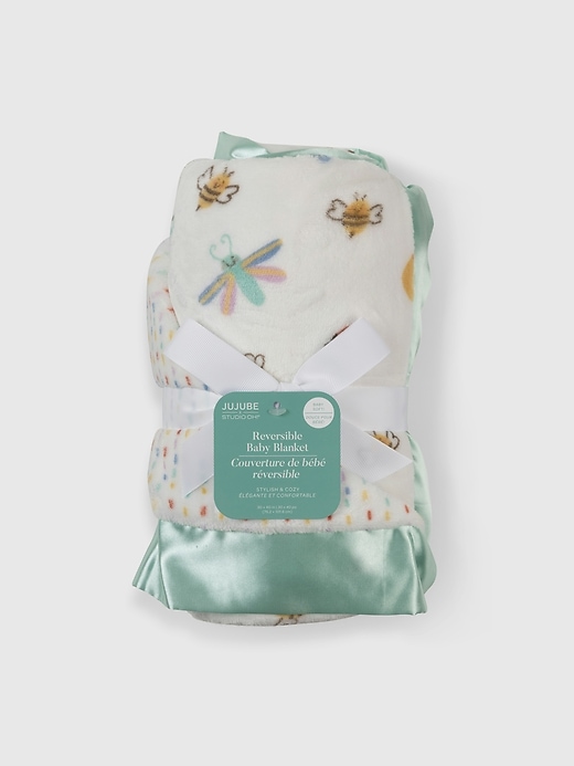 Image number 1 showing, JuJuBe Reversible Baby Blanket
