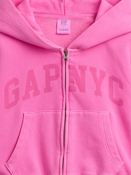 Image number 5 showing, Kids VintageSoft Oversized Logo Zip Hoodie