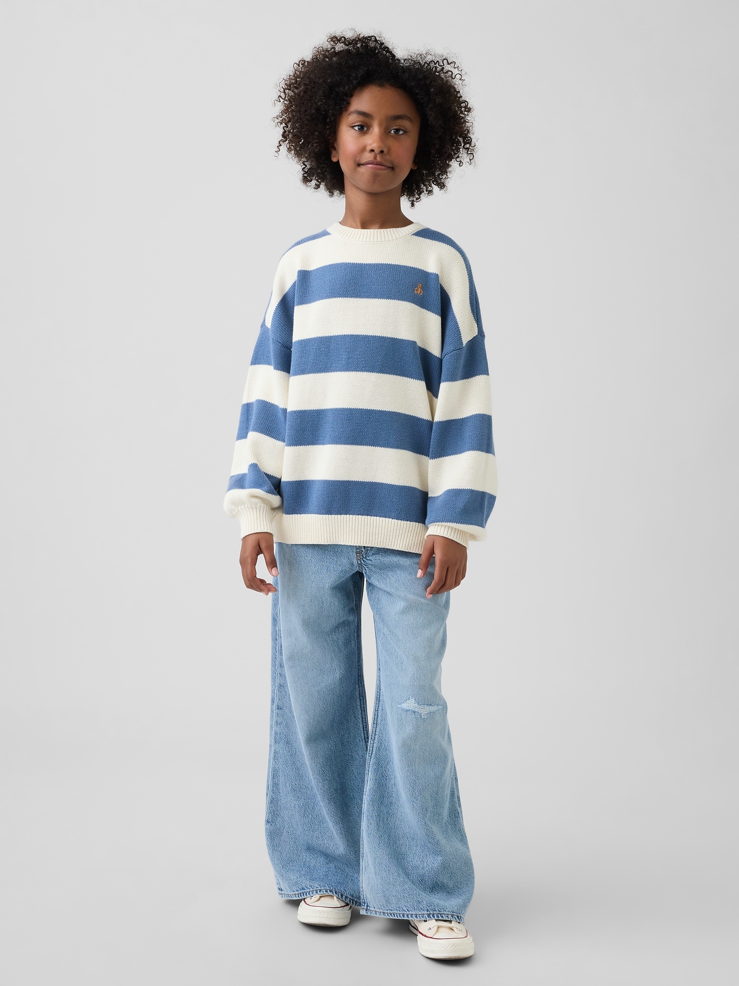 Kids Oversized Tunic Sweater