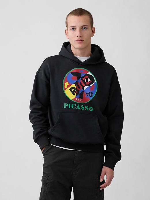 Image number 1 showing, Robert Indiana VintageSoft Graphic Hoodie