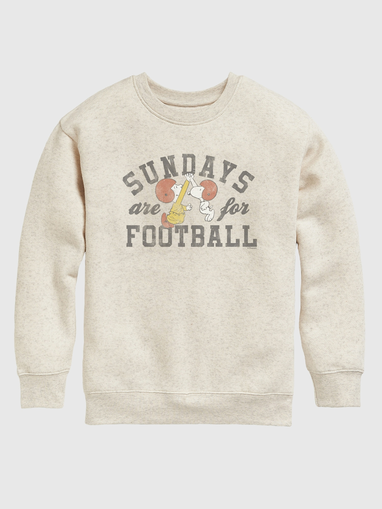 Toddler Peanuts Snoopy Football Sunday Crew Fleece