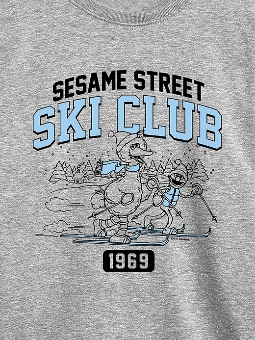 Image number 2 showing, Toddler Sesame Street Big Bird Ski Club Long Sleeve Tee