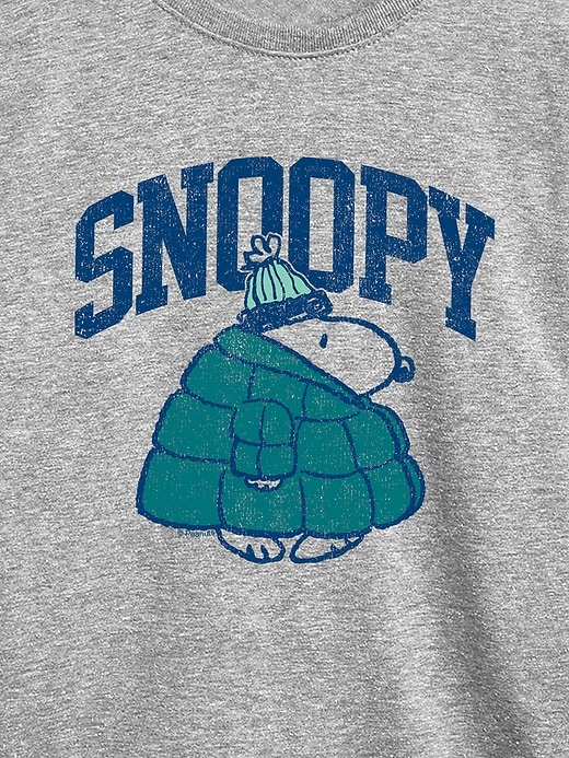Image number 2 showing, Toddler Peanuts Snoopy Puffer Long Sleeve Tee