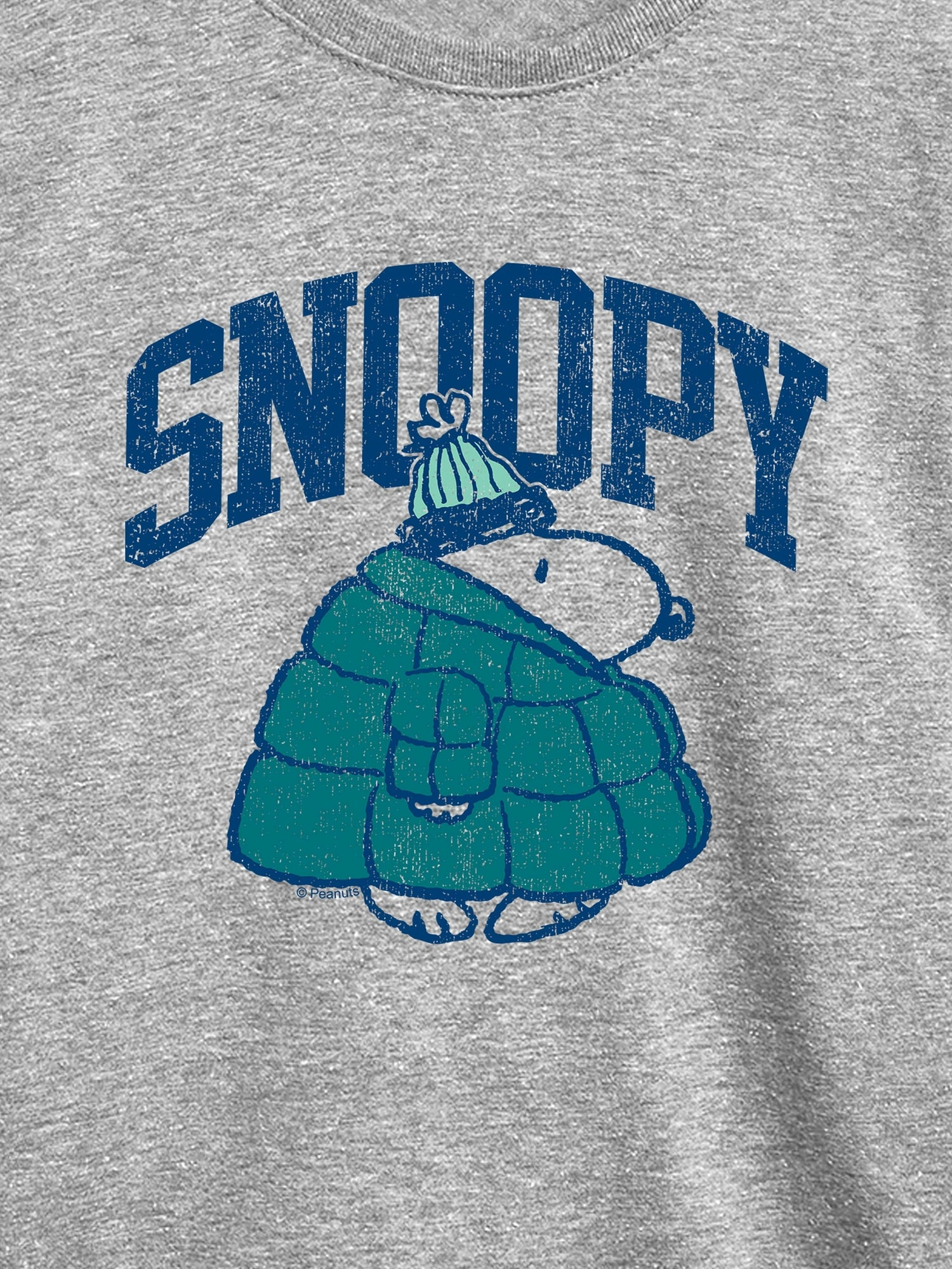 Toddler Peanuts Snoopy Puffer Long Sleeve Tee