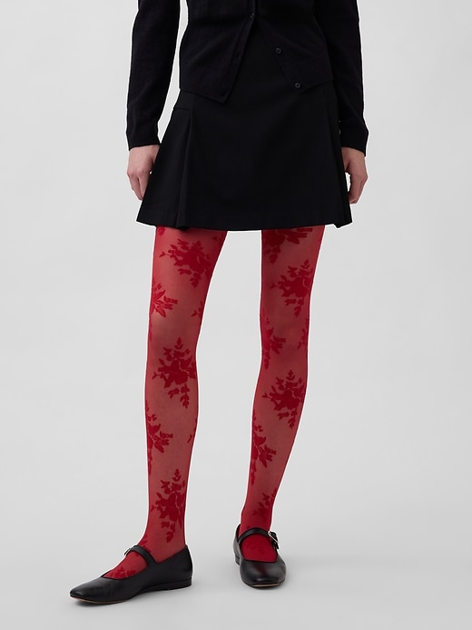 Image number 1 showing, Lace Tights