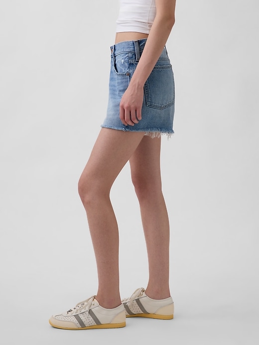 Image number 3 showing, 4" Mid Rise UltraSoft Relaxed Cutoff Shorts