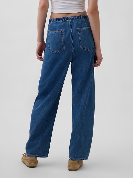 Image number 4 showing, High Rise Easy Barrel Jeans