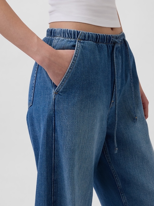 Image number 6 showing, High Rise Easy Barrel Jeans
