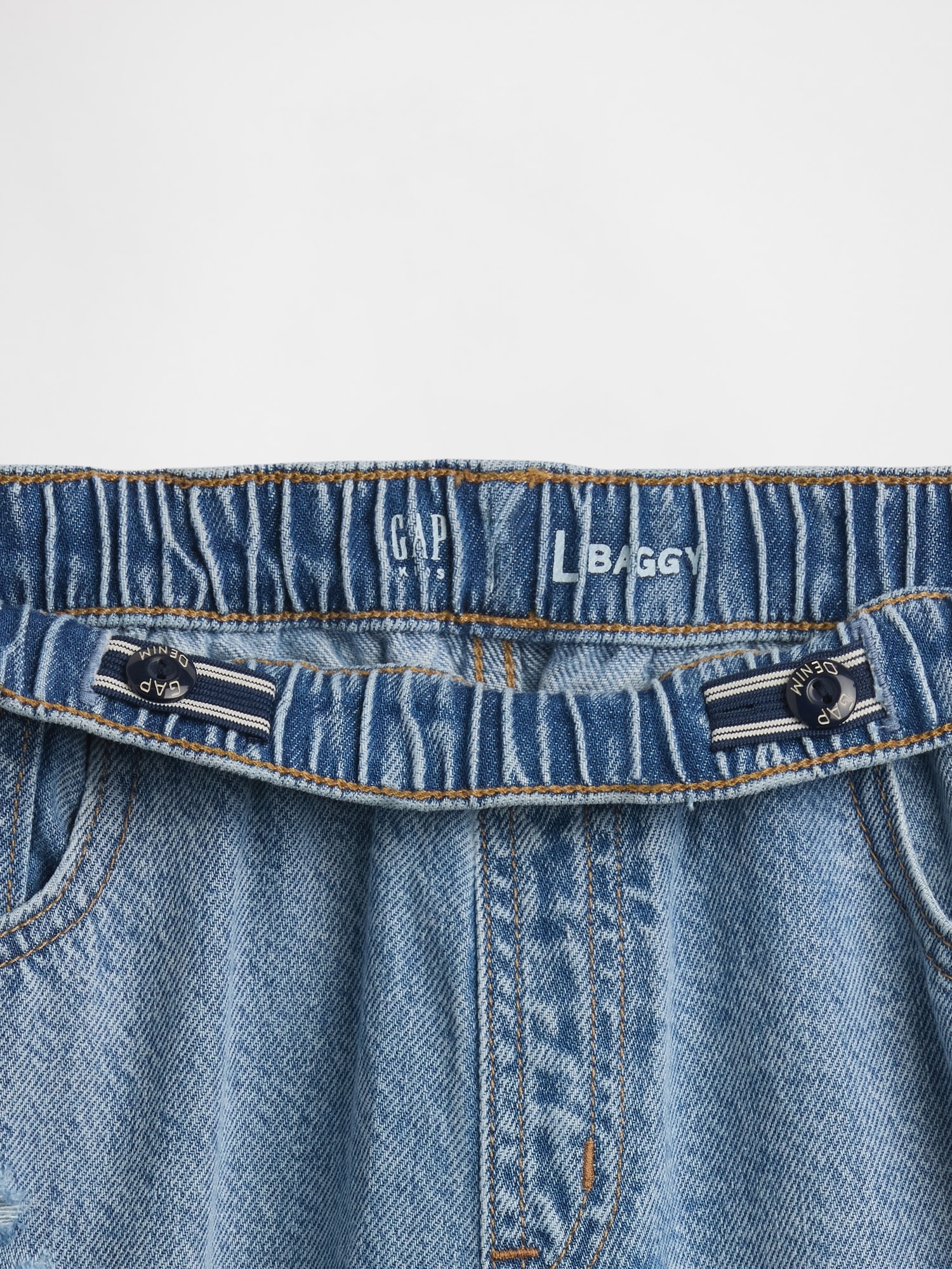 Детские джинсы Gap Kids UltraSoft Baggy Cargo Jeans — фото 5