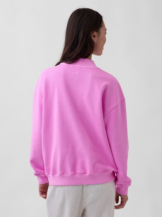 Image number 3 showing, Heavyweight French Terry Oversized Mockneck Sweatshirt