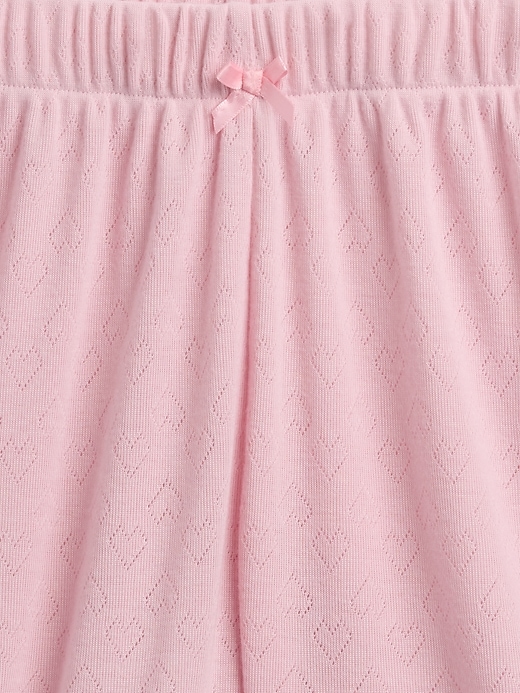 Image number 4 showing, Kids Recycled Pointelle PJ Shorts