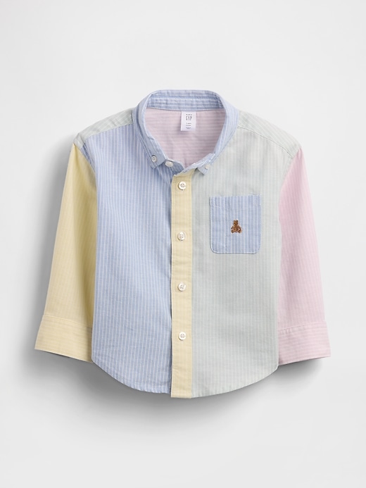 Image number 2 showing, Baby & Toddler Colorblock Oxford Shirt