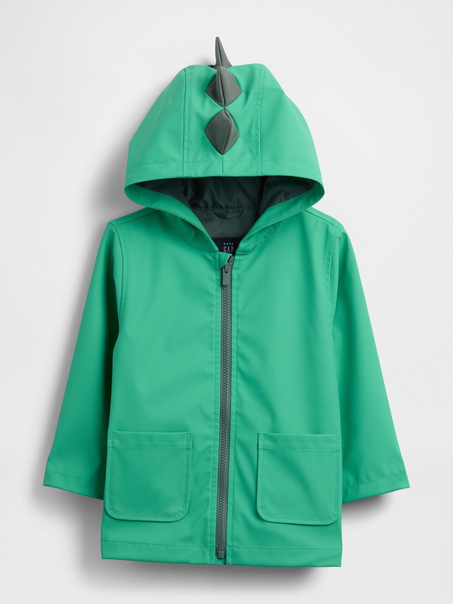 Куртки Gap Dino Raincoat для малышей, цвет: Яркий зелёный — фото 2
