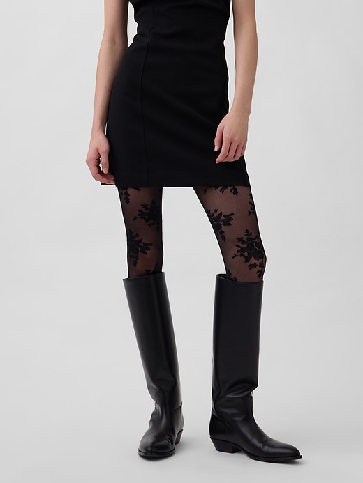 Image number 1 showing, Lace Tights