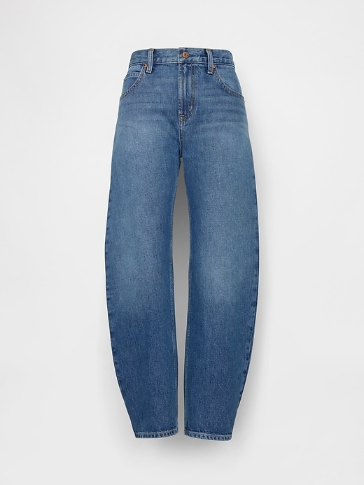 Image number 5 showing, Mid Rise Slim Barrel Jeans