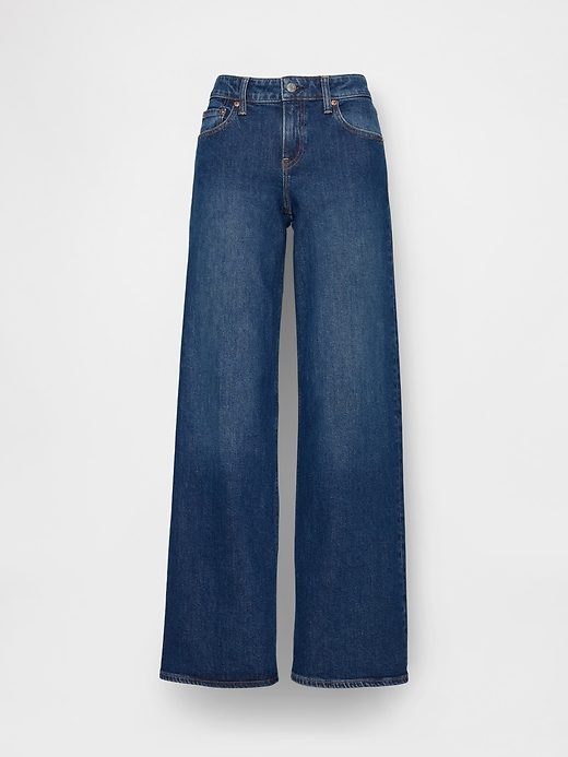 Image number 5 showing, Low Rise Stride Wide-Leg Jeans