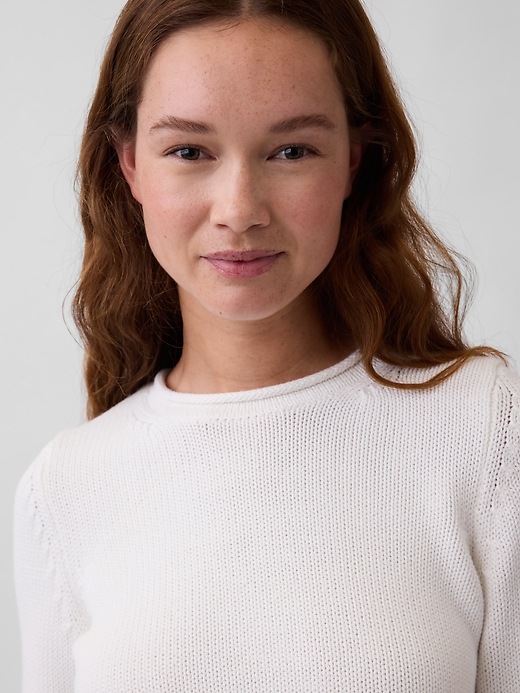 Image number 4 showing, 100% Cotton Rollneck Sweater