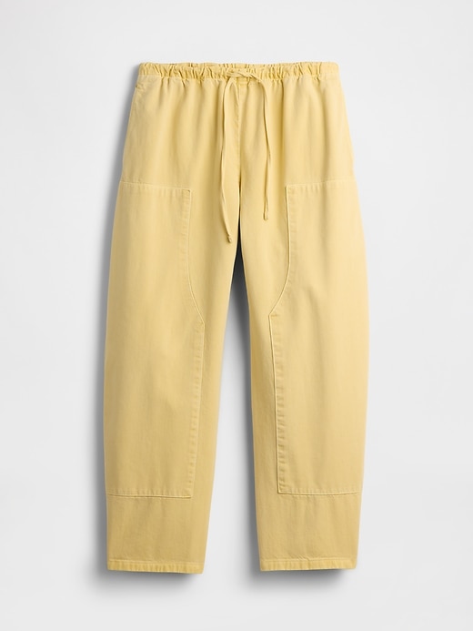 Image number 5 showing, Poplin Easy Double-Knee Barrel Pants