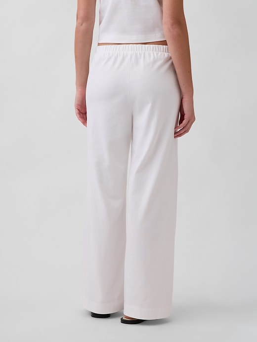Image number 4 showing, Heavyweight Easy Wide-Leg Pants