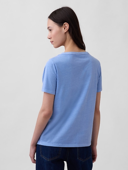 Image number 3 showing, Organic Cotton VintageSoft V-Neck T-Shirt