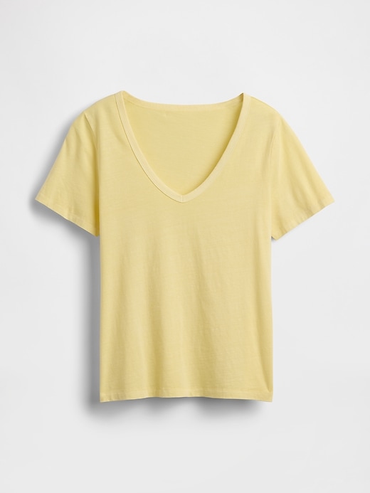 Image number 4 showing, Organic Cotton VintageSoft V-Neck T-Shirt