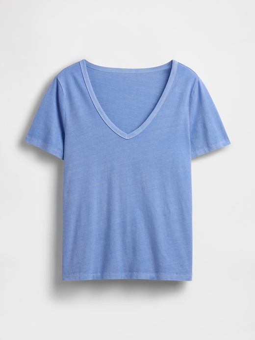 Image number 4 showing, Organic Cotton VintageSoft V-Neck T-Shirt