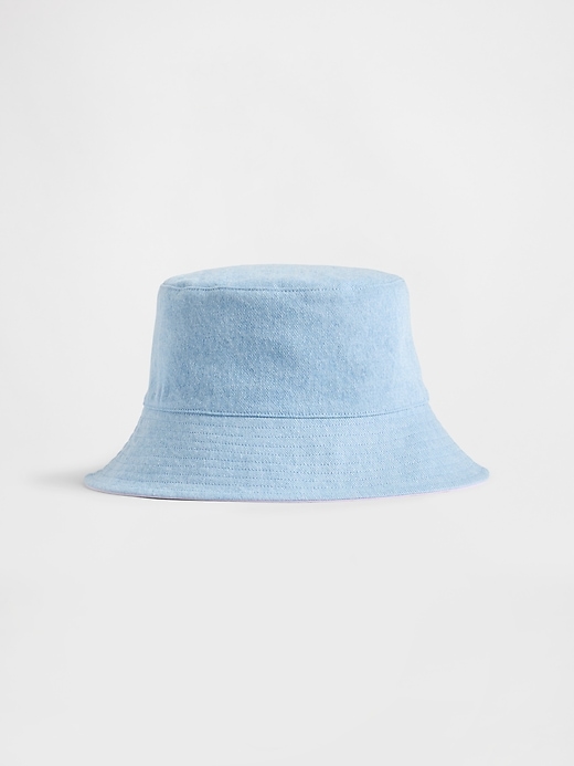 Kids Reversible Denim Bucket Hat