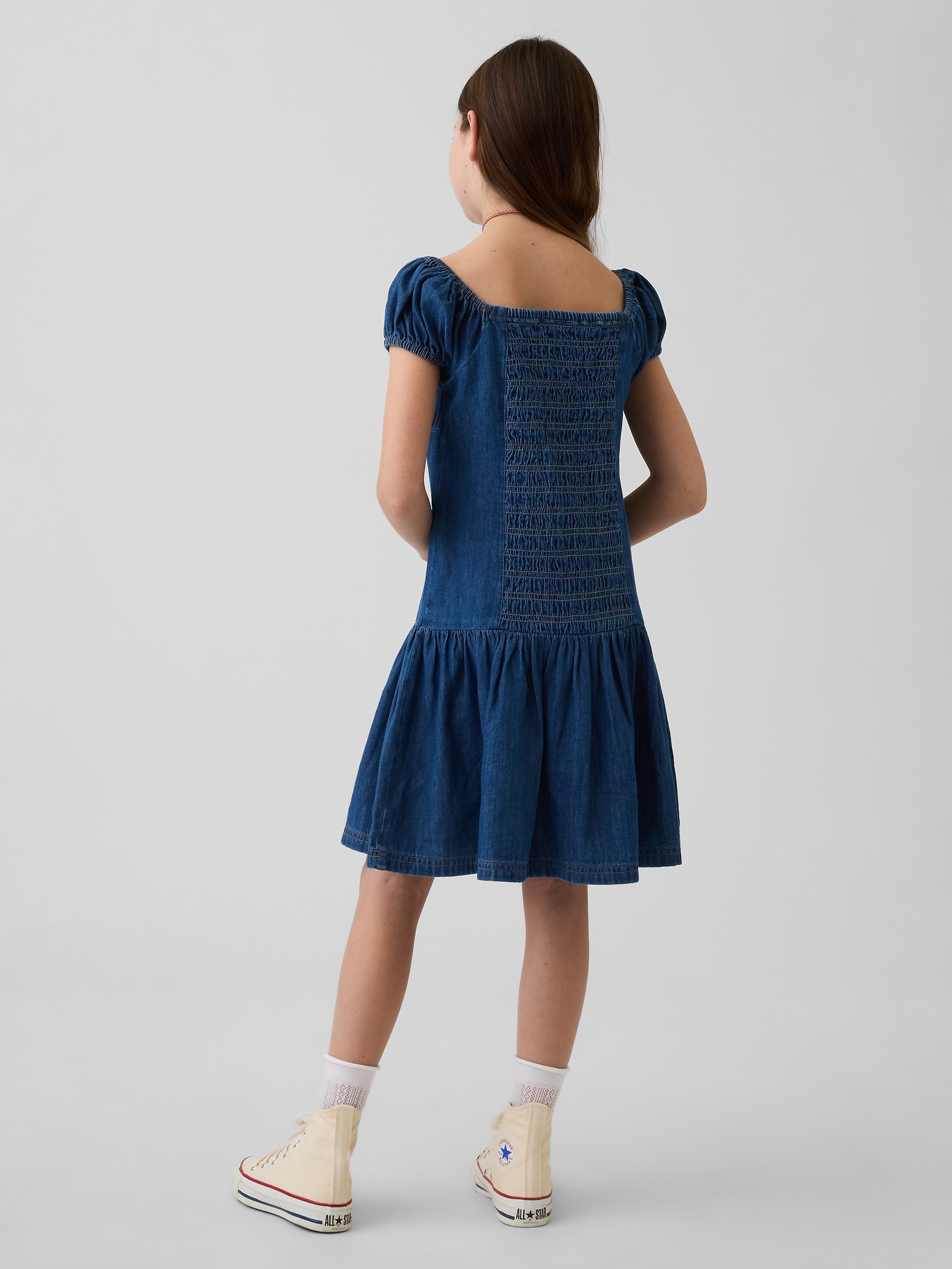Детские платья Gap Kids Polka Dot Drop-Waist Dress — фото 3