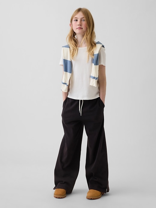 Image number 1 showing, Kids Relaxed Wide-Leg Pants