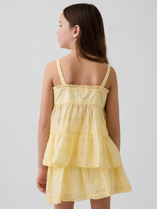 Image number 3 showing, Kids Tiered Eyelet Tank Top