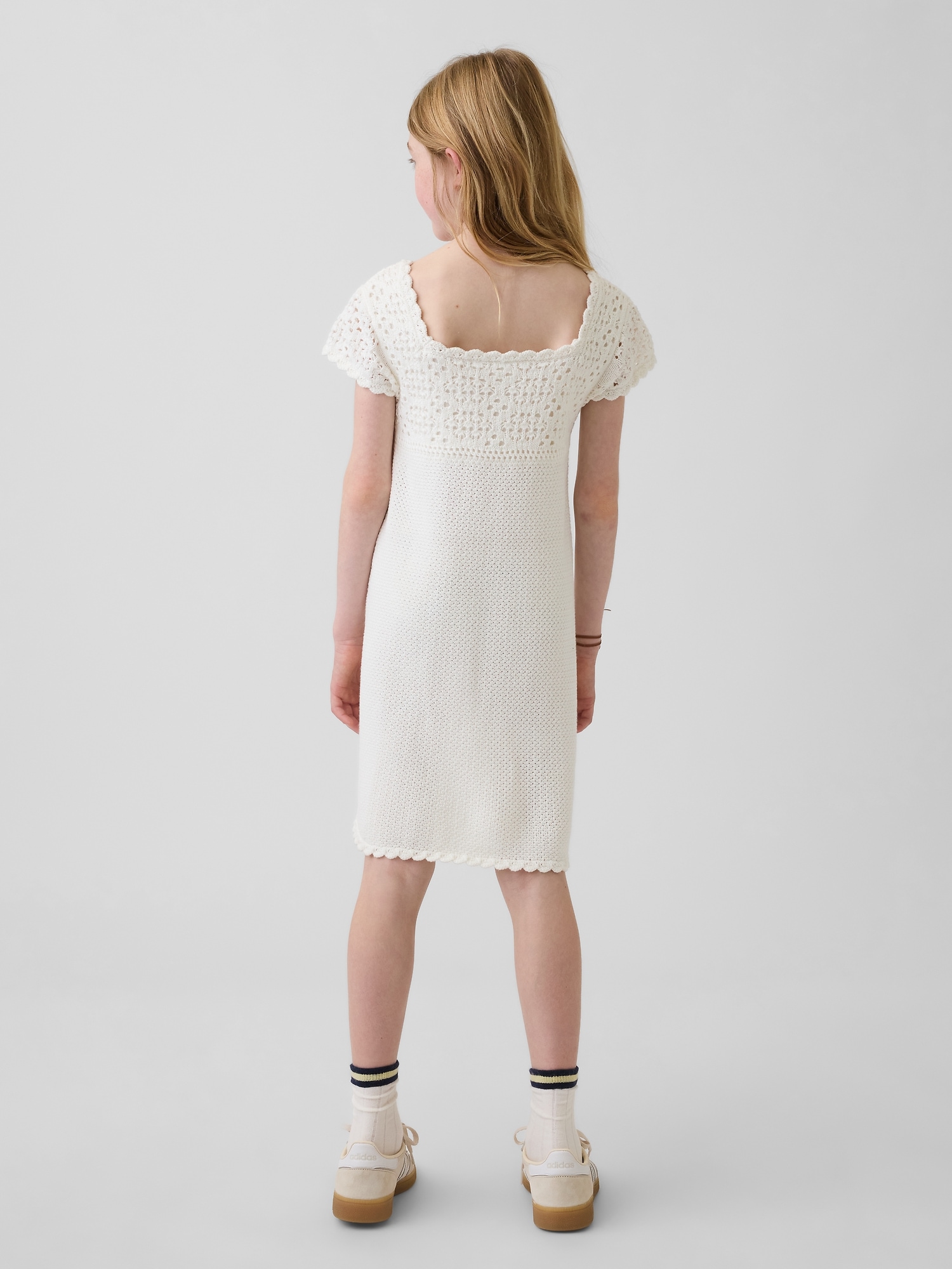 Детские платья Gap Kids Crochet Sweater Dress — фото 3