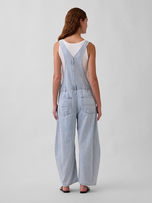 Image number 2 showing, UltraSoft Denim Horseshoe Overalls
