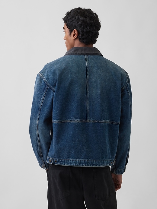 Image number 3 showing, Denim Workwear Jacket