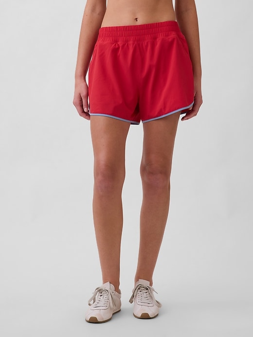 Image number 2 showing, GapFit Tech High Rise Running Shorts
