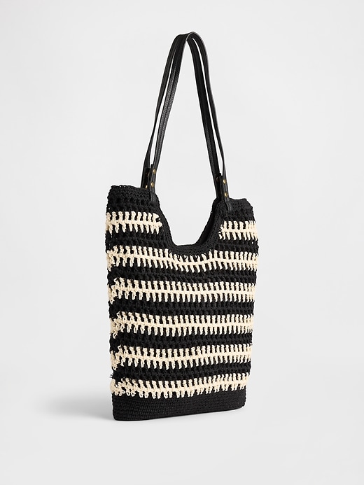 Image number 3 showing, Crochet Tote Bag
