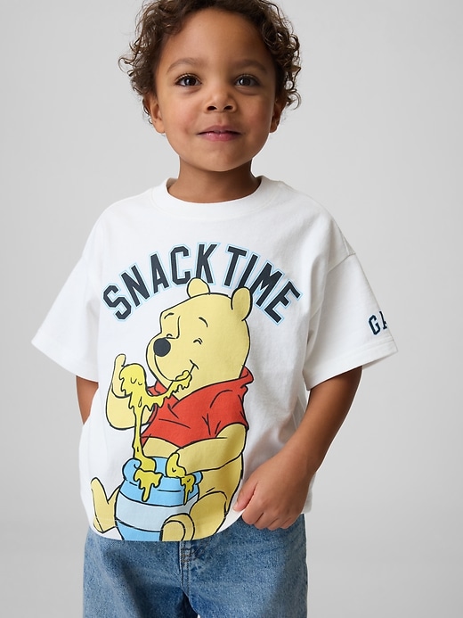 Image number 1 showing, Baby & Toddler Winnie The Pooh Oversized Graphic T-Shirt