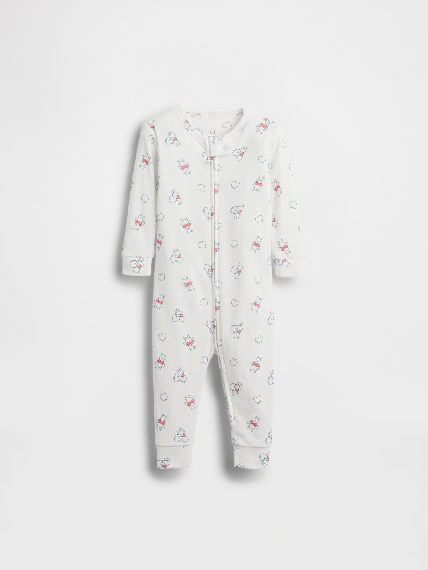 Baby Winnie The Pooh Organic Cotton One-Piece