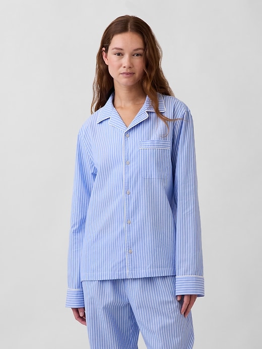 Image number 1 showing, Poplin PJ Shirt