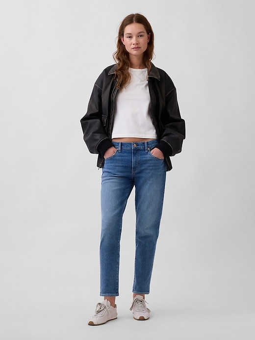 Image number 1 showing, Mid Rise Slim Taper Jeans