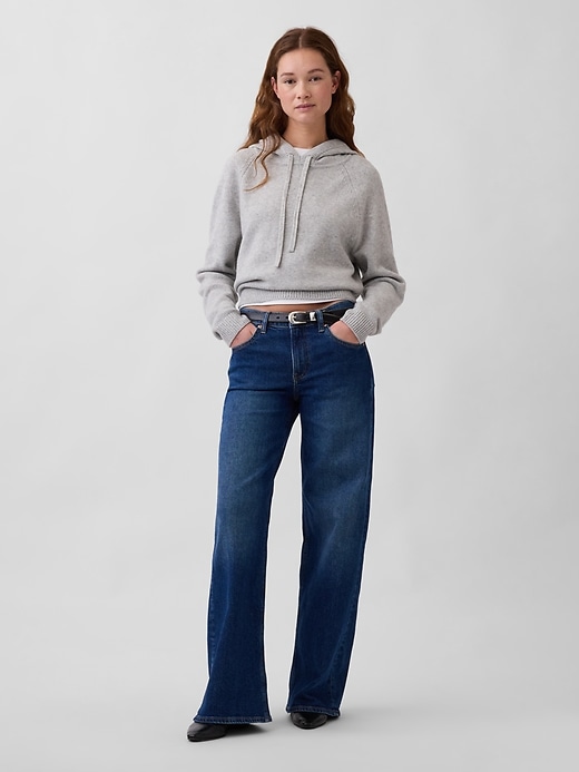 Mid Rise Stride Wide-Leg Jeans