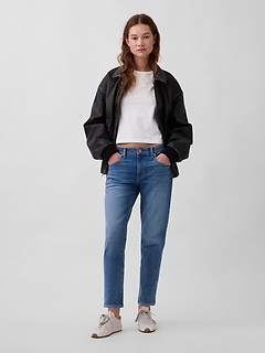 Mid Rise Slim Taper Jeans