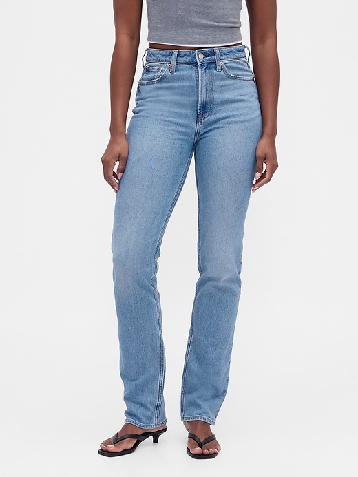 Image number 2 showing, Curvy High Rise '90s Slim Straight Jeans