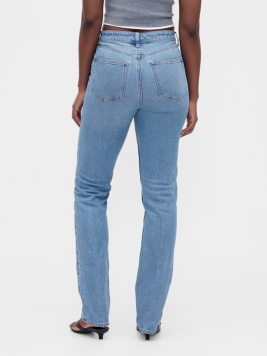 Image number 4 showing, Curvy High Rise '90s Slim Straight Jeans