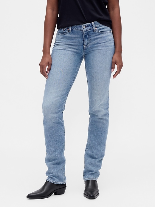 Image number 2 showing, Curvy Low Rise '90s Slim Straight Jeans
