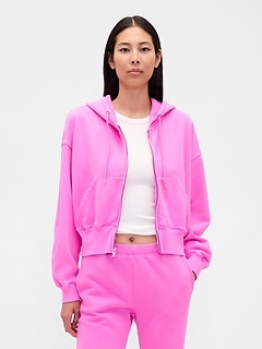 VintageSoft Wedge Zip Hoodie