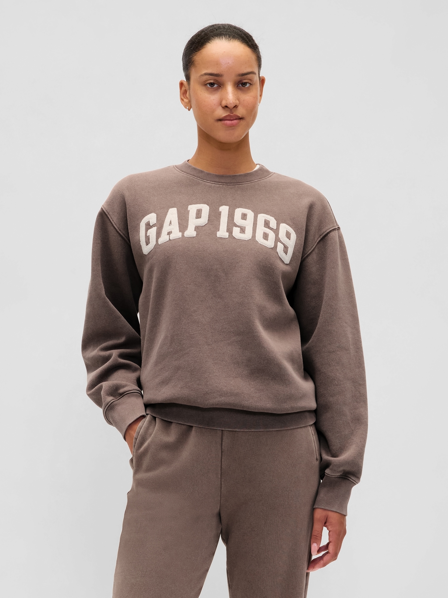 VintageSoft Gap Logo Tunic Sweatshirt