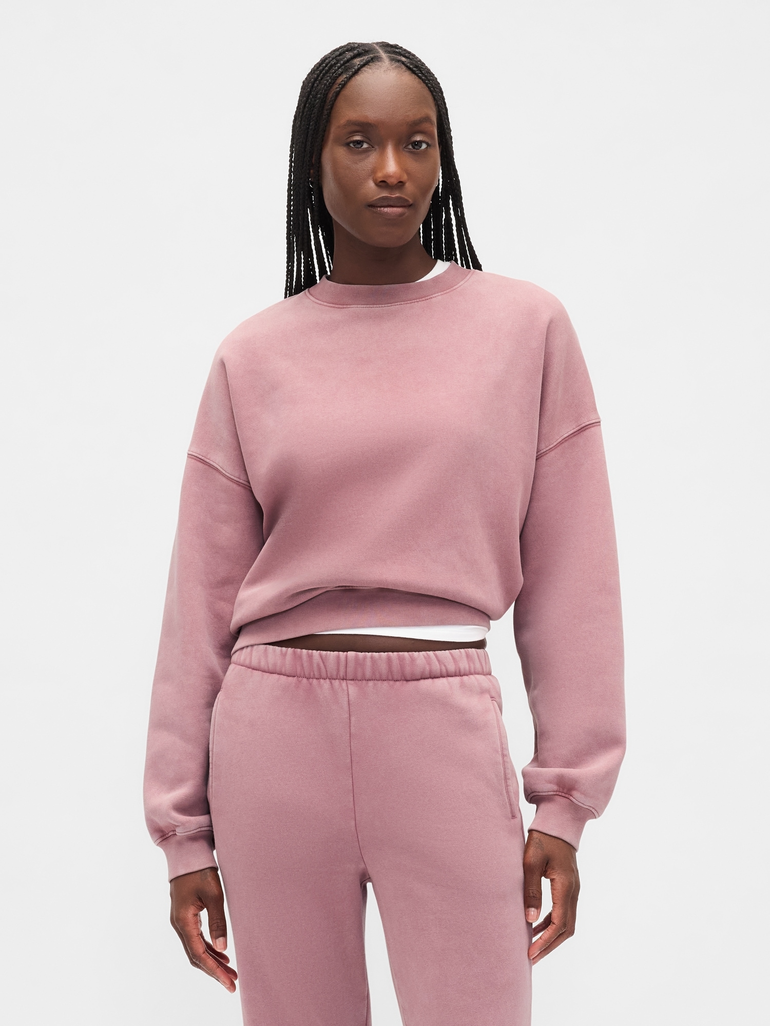 VintageSoft Wedge Crewneck Sweatshirt