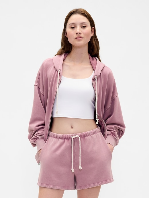 Image number 1 showing, Heavyweight French Terry Oversized Zip Hoodie