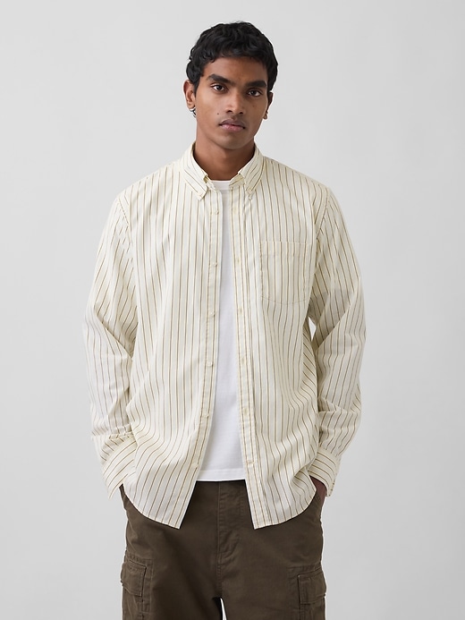 Image number 1 showing, Organic Cotton Poplin Classic Shirt