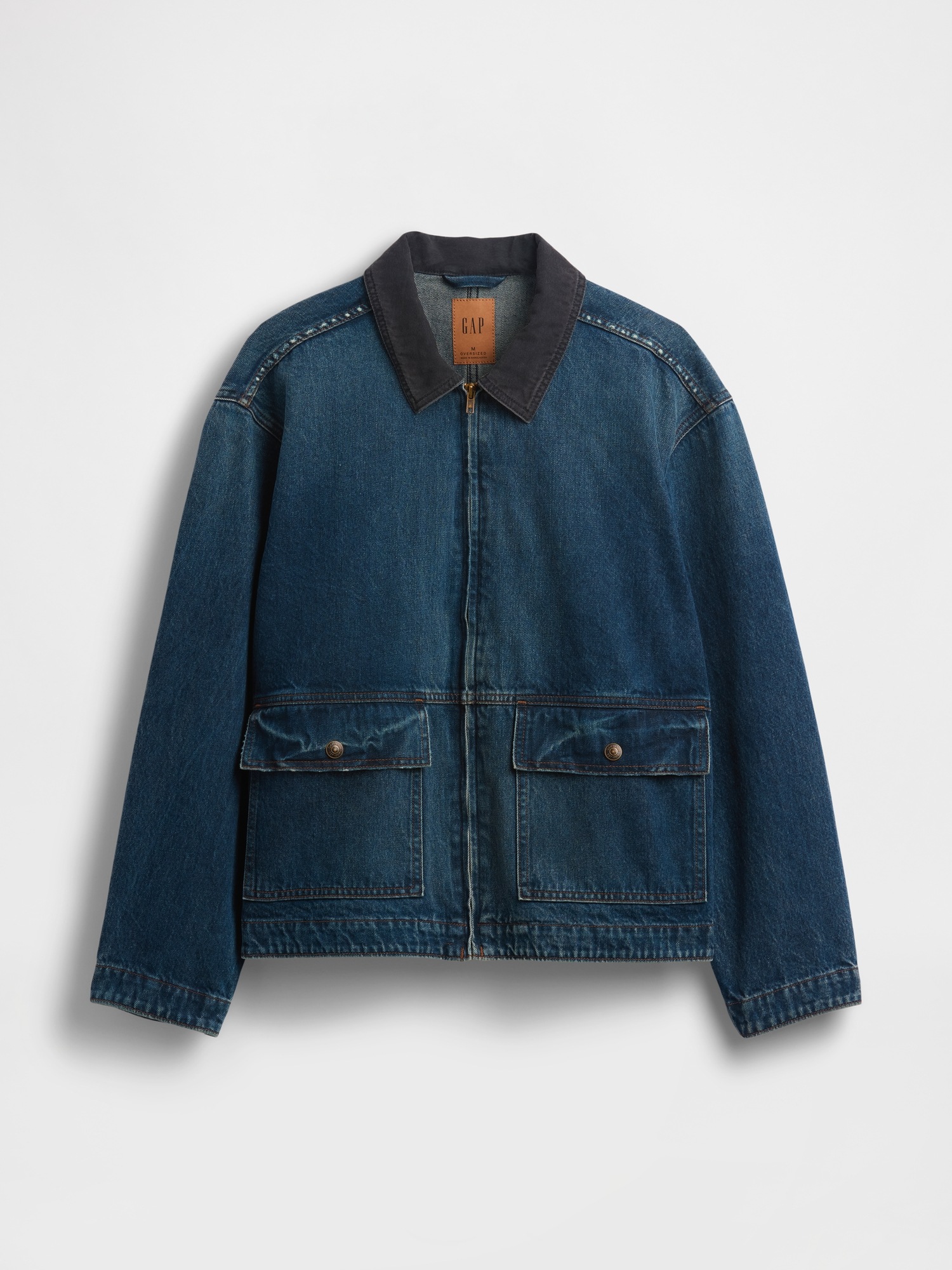 Мужские куртки Gap Denim Workwear Jacket — фото 4
